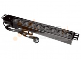 Listwa zasilająca 19" 9-Gniazd z diodą LED 1.8M