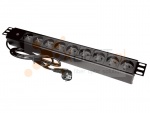 Listwa zasilająca 19" 9-Gniazd z diodą LED 1.8M